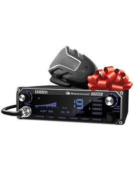 Uniden Bearcat 980 40- Channel Ssb Cb Radio With Sideband Noaa Weatherband,7- Color Digital Display Pa/Cb Switch And Noise Cancelling Mic, Wireless Mic Compatible