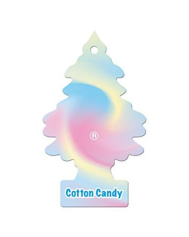 Little Trees MTR0046 Air Freshener | Hanging Paper Tree for Home or Car | Cotton Candy