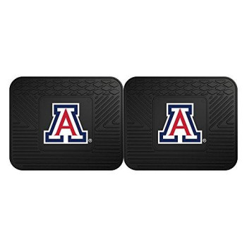 Fanmats 13215 University of Arizona Wildcats Rear Second Row Vinyl Heavy Duty Utility Mat, (Pack of 2)