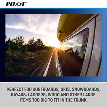 Pilot Cg-30 2 Strap Roof Rack With Inflatable Pads - 45 Lb. Load Limit - Car Roof Protection Against Deep Paint Scratches And Dings
