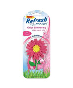 Refresh Daisy Vent Clip Car & Home Odor Eliminating Air Freshener- Pink Petals Scent