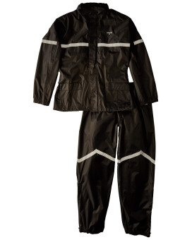 Nelson Rigg SR-6000 Stormrider Two-Piece Rain Suit - Black 2X - SR-6000-BLK-05X