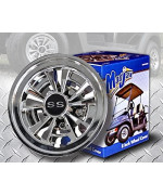 Madjax Golf CART SS HUBCAPS HUB CAPS FITS Yamaha Club CAR EZ-GO 8"