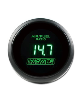 Innovate Motorsports 3872 DB Series Green 2-1/16" 52mm Wideband Gauge with 0-5V Input Linear