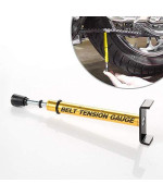 KiWAV Belt Tension Gauge - after Belt Replacement, Adjustment or Wheel Service - Universal, also for compatible for Harley-Davidson with 10-lb belt drive