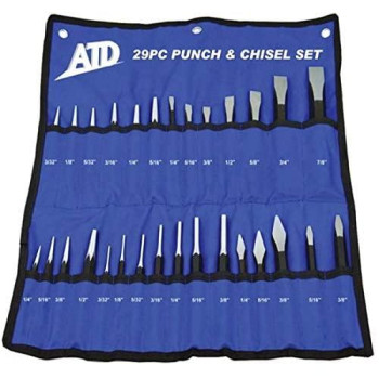 ATD Tools 729 29-Piece Punch and Chisel Set