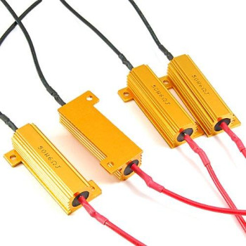 Universal For Car Signal Led Light Lamp 12V 50W 6-OHM Load Resistor Led Bulbs Kits X 4Pcs