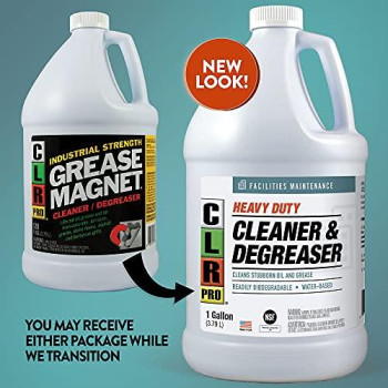 CLR PRO Heavy Duty Cleaner & Degreaser, Industrial Strength Degreaser, 1 Gallon Bottle