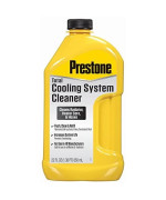 Prestone Radiator Flush and Cleaner, Total Cooling System Cleaner, 22 oz, Pack of 6, Yellow (AS105Y)