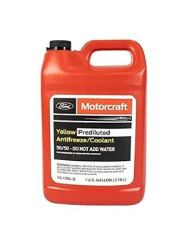 Genuine Ford Fluid Vc-13Dl-G Yellow Pre-Diluted Antifreeze/Coolant - 1 Gallon
