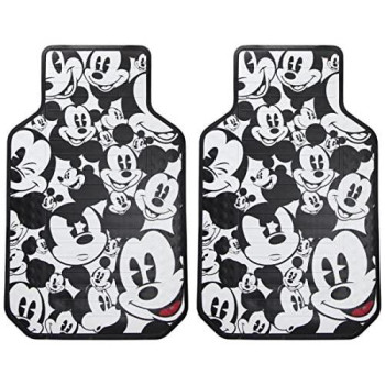 Plasticolor 001581R01 Disney Mickey Mouse Expressions Universal Fit Car Truck SUV Front Floor Mats Pair