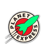 Futurama Planet Express Vinyl Car Sticker Decal | Color | 5"