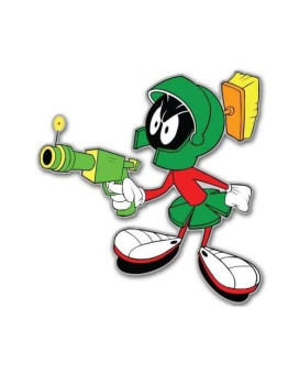 Marvin The Martian Vynil Car Sticker Decal - 5"