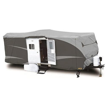 ADCO 52245 Designer Series SFS Aqua Shed Travel Trailer RV Cover - 287 Inch - 316 Inch, Gray