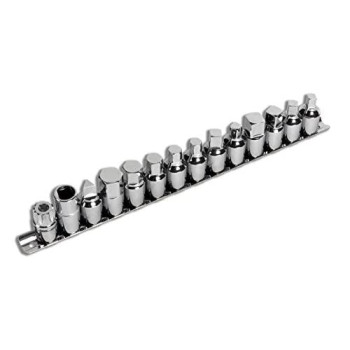 Performance Tool W54287 15-Piece Drain Plug Socket Set With 11mm & 13mm Square Drive For Subaru Differentials