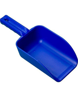 Remco 6400X Color-Coded Plastic Hand Scoop - BPA-Free, Food-Safe Scooper, Commercial Grade Utensils, Restaurant and Food Service Supplies, Large 32 Ounce Size, Blue
