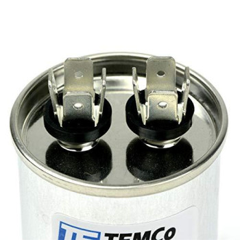 TEMCo 30 uf/MFD 370 VAC Volts Round Run Capacitor 50/60 Hz AC Electric - Lot -1 (Optional uf/MFD, Voltage and Lot Quantities Available)