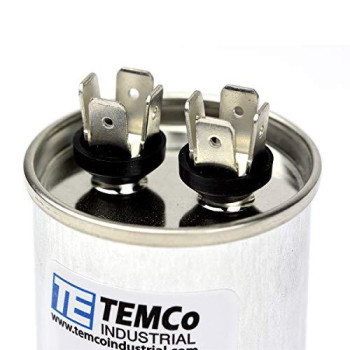 TEMCo 30 uf/MFD 370 VAC Volts Round Run Capacitor 50/60 Hz AC Electric - Lot -1 (Optional uf/MFD, Voltage and Lot Quantities Available)