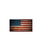 3 - USA Flag United States us Vintage Flag Hard hat Helmet 2" x 1" Vinyl Decals Bumper Stickers