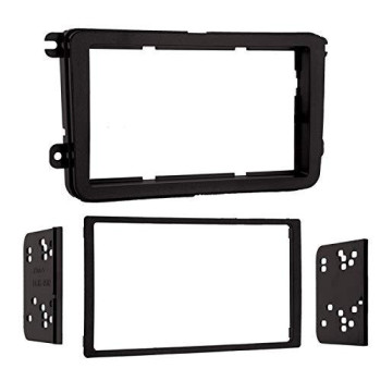 Metra95-9011B Double DIN Mount Kit for 2005-Up Volkswagen Vehicles, (Matte black)