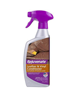 Rejuvenate High Performance Leather & Vinyl Conditioner Perfect for Auto Furniture Shoes Bags Coats and More Rehydrate Restore and Protection with No Greasy Residue