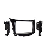 Metra 95-7357HG Double DIN Dash Kit for 2013- Hyundai Elantra GT (High Gloss Black)