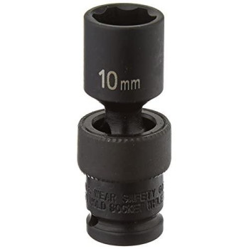 Grey Pneumatic (910UMS) 1/4" Surface Drive x 10mm Standard Universal Socket