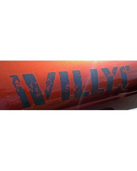 Jeep "Willys" Hood Decal