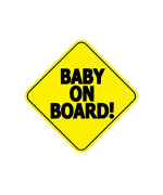 Baby ON Board Baby Safety Sign car Sticker 5" x 5"