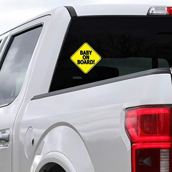 Baby ON Board Baby Safety Sign car Sticker 5" x 5"