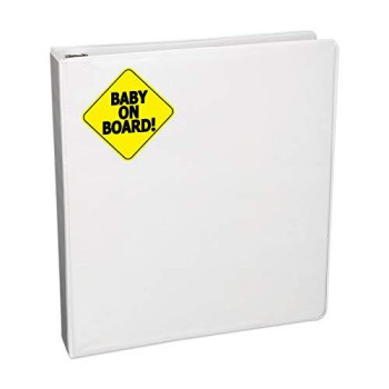 Baby ON Board Baby Safety Sign car Sticker 5" x 5"