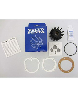 Volvo Penta OEM Water Pump Impeller Kit 21951346 (repl. 3862281 3858256 876243)