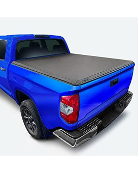 Tyger Auto T3 Soft Tri-Fold Truck Bed Tonneau Cover Compatible with 2007-2013 Toyota Tundra | Fleetside 5.5 Bed (66") | TG-BC3T1032