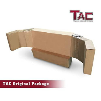 TAC Grill Guard Fit 2006-2010 Hummer H3 / 2009-2010 Hummer H3T Black Front Bumper Brush Nudge Push Bull Bar