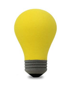 Coolballs "Bright Idea" "Bright One" Light Bulb Car Antenna Topper / Mirror Dangler / Desktop Spring Stand Bobble (Yellow)