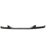 Front Bumper Lip Compatible With 2004-2010 BMW E60 5-Series, H-Style Black PP Aftermarket M5 Style Front Lips Spoiler by IKON MOTORSPORTS, 2005 2006 2007 2008 2009
