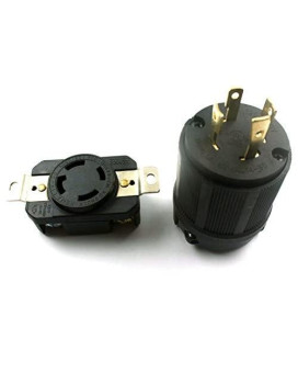 Xtremeamazing Generator Rv Ac Plug & Socket L14-30 30 Amp 120V 220V Male & Female Receptacle
