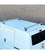 2 Bar Rack System for The Transit Connect 2010-13, NV200 or Chevy City Express Silver