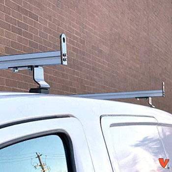 2 Bar Rack System for The Transit Connect 2010-13, NV200 or Chevy City Express Silver