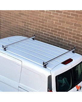 2 Bar Rack System for The Transit Connect 2014-On Silver