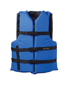 Onyx Absolute Outdoors Universal General Purpose Life Vest Blue (Oversize)