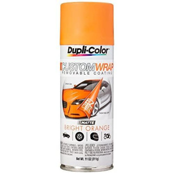 Dupli-Color ECWRC8067 Custom Wrap Matte Bright Orange