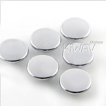 KiWAV Magazi motorcycle round bolt cap screw cover plug compatible for 10mm thread bolts (allen key M8)