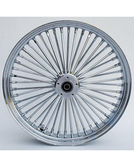 21X3.5 FAT SPOKE DUAL DISC FRONT WHEEL FOR HARLEY FLT TOURING BAGGERS 2000-07