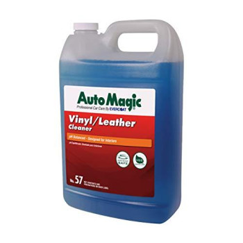 Auto Magic Vinyl/Leather Cleaner For Removing Automotive Interiors Stains - 128 Fl Oz