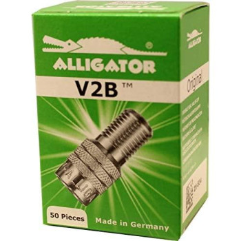 Alligator V2B 50 Pack Inflate Through Valve Stem Cap"Gator" Auto RV Semi