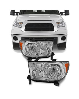 For Toyota Tundra OE Replacement Headlights Driver/Passenger Head Lamps