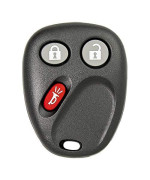 Keyless2Go Replacement for Keyless Entry Car Key Vehicles That Use 3 Button LHJ011
