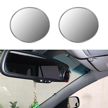 Blind Spot Mirror - 4 Pack Blind Spot Mirror for SUV - Blind Spot Mirrors for Cars - Motorcycles, Trucks, Snowmobiles As Well - Rust Resistant Aluminum Rear View Blind Spot Mirrors 4pcs