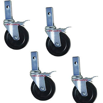 Buffalo Tools GSSI-C54P 4Pc 5In Caster Set For Gssi